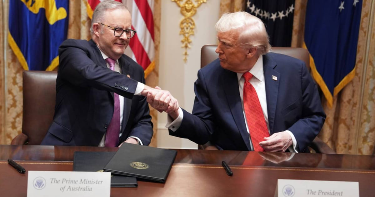 Trump says Australia will get nuclear submarines as PM visits