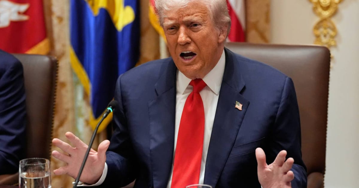 Trump says Hamas must disarm or be disarmed, perhaps violently