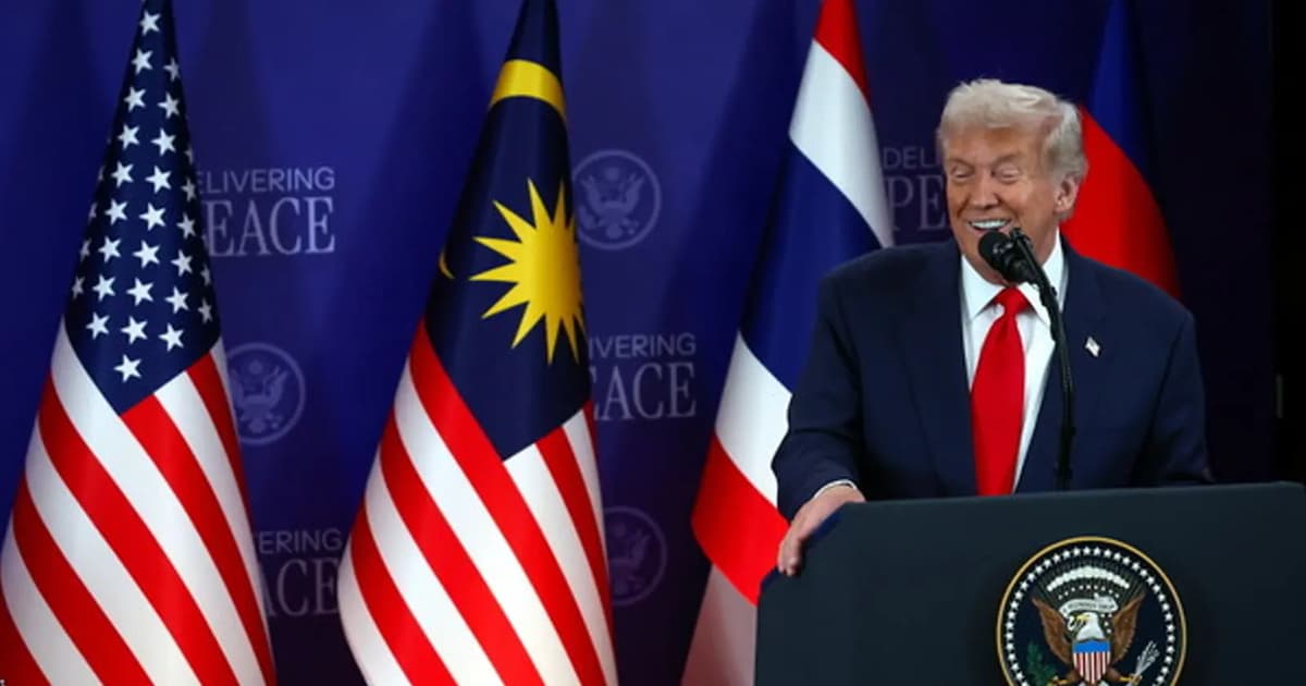 Trump says US is 100% with Southeast Asia