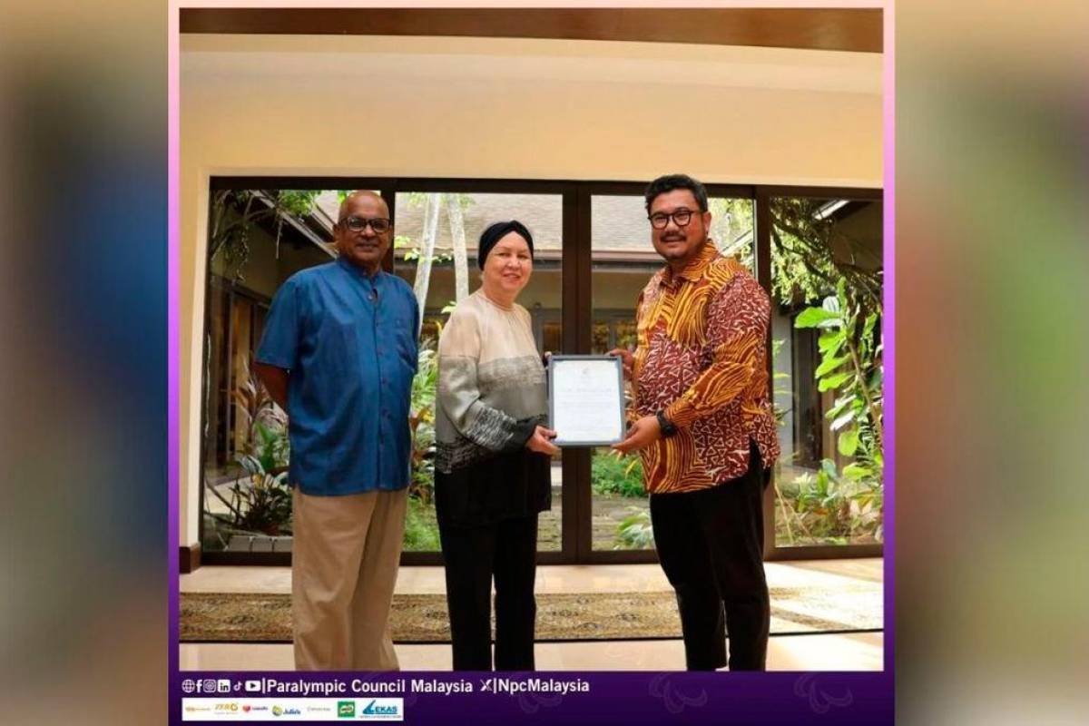 Tun Jeanne Abdullah appointed honorary patron of Paralympic Council Malaysia