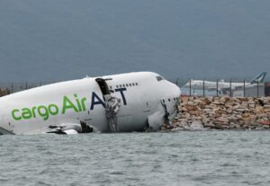 Two dead in cargo plane crash in Hong Kong