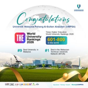 UMPSA kekal universiti teknikal no 1 terbaik negara