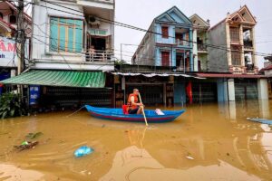 Vietnam records highest flood levels on three rivers since 1986