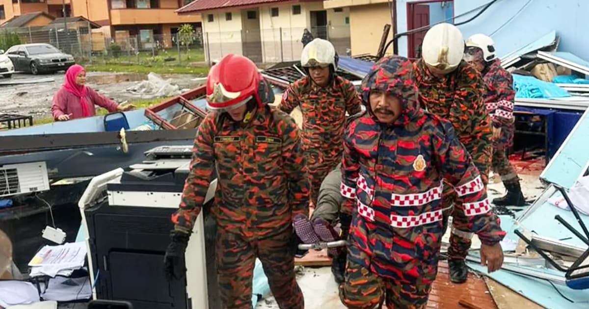 Woman hurt as Sijangkang coordinator’s office collapses during storm