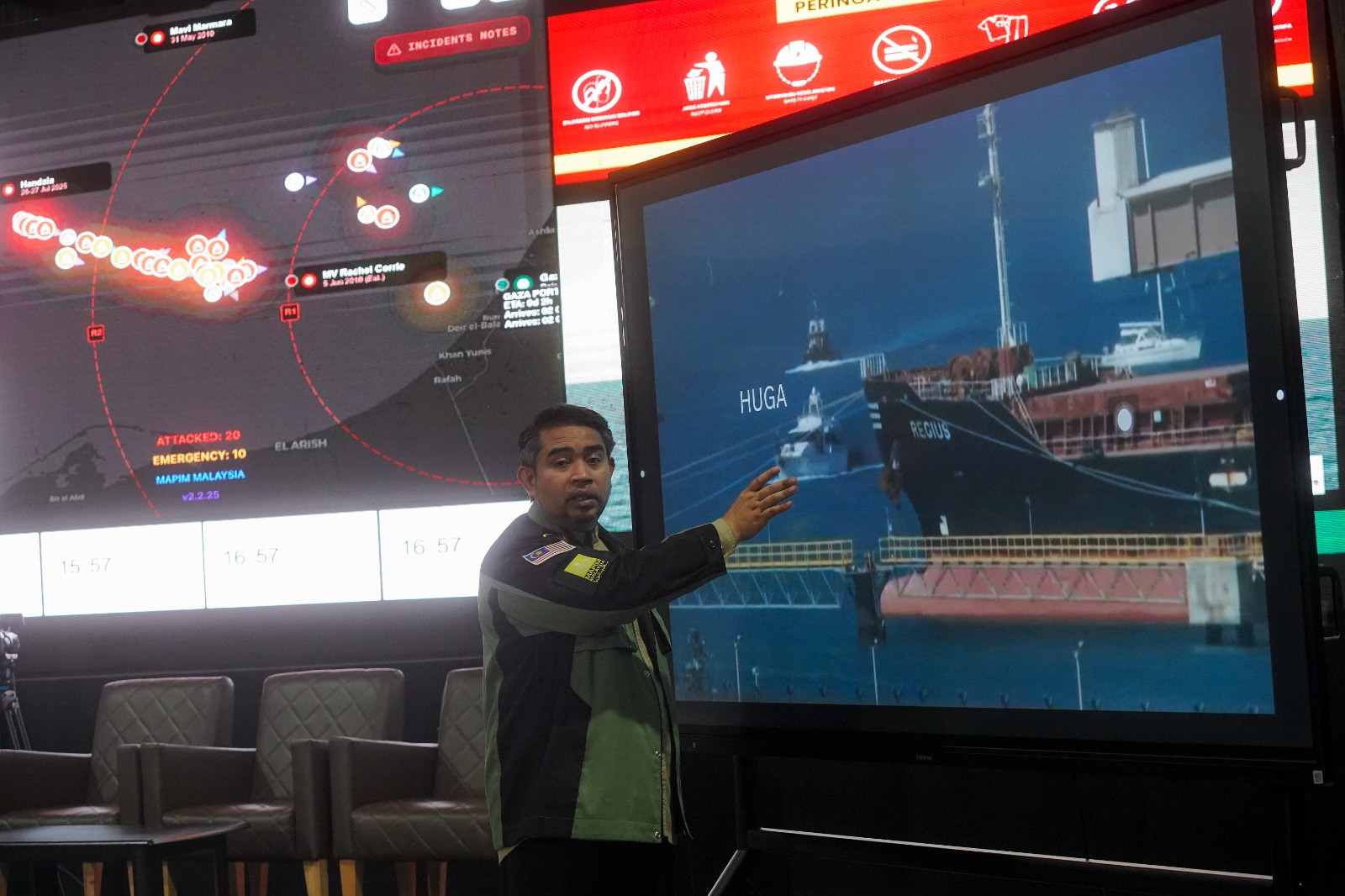 Wujud kemungkinan sukarelawan ditahan Israel mula dipindah ke darat