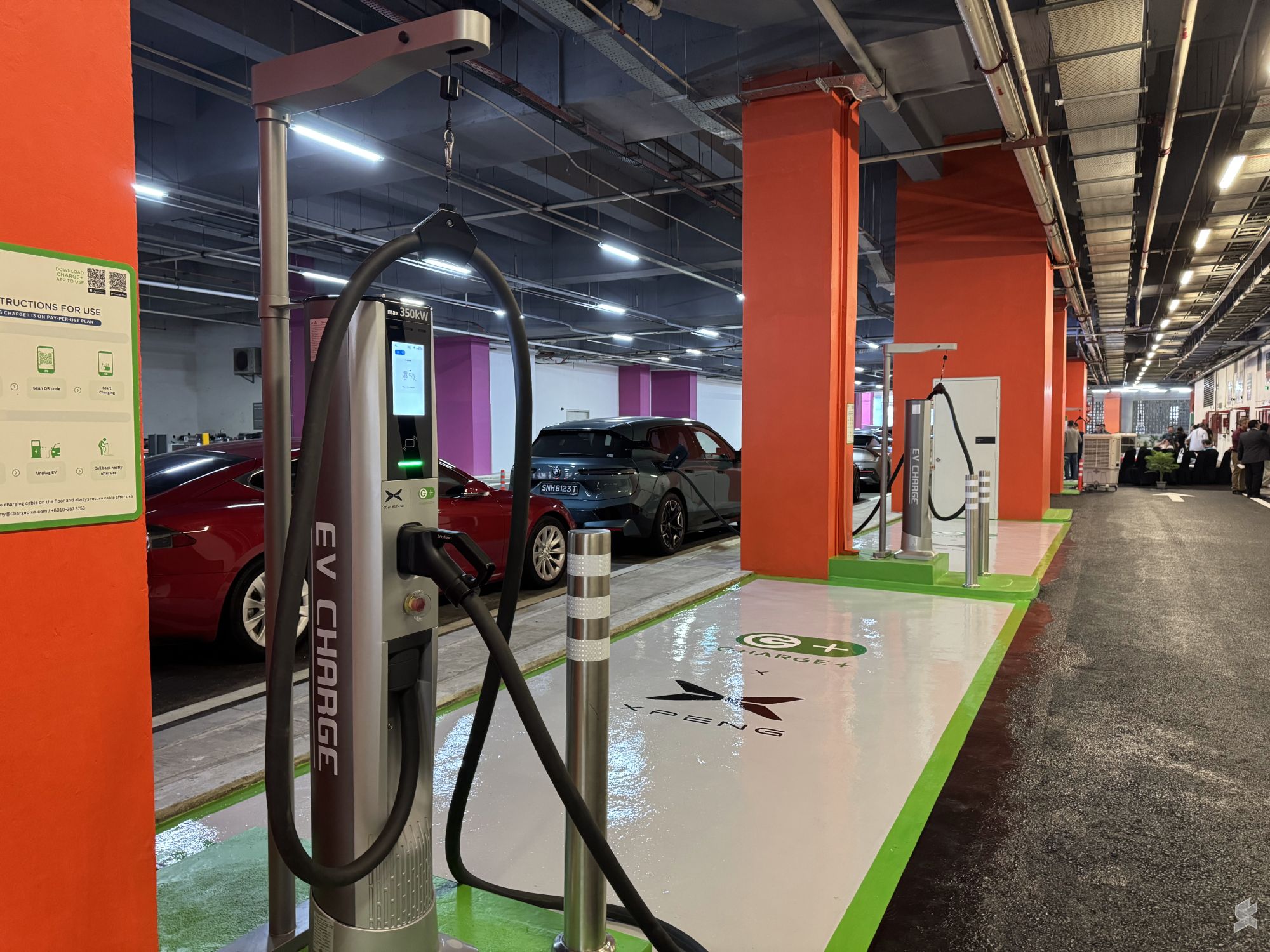 XPeng x Charge+ 350kW EV Charging Hub at KL Eco City opens this Friday, 25% discount until 24 Nov