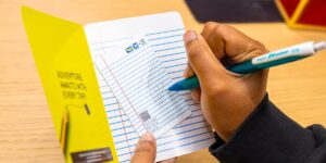 You Can Scribble on This Card Like a Notebook