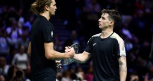 Zverev survives scare to kickstart Paris Masters title defence