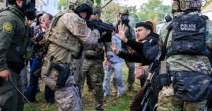 ‘Antifa’ members face terrorism-related charges over ICE attack