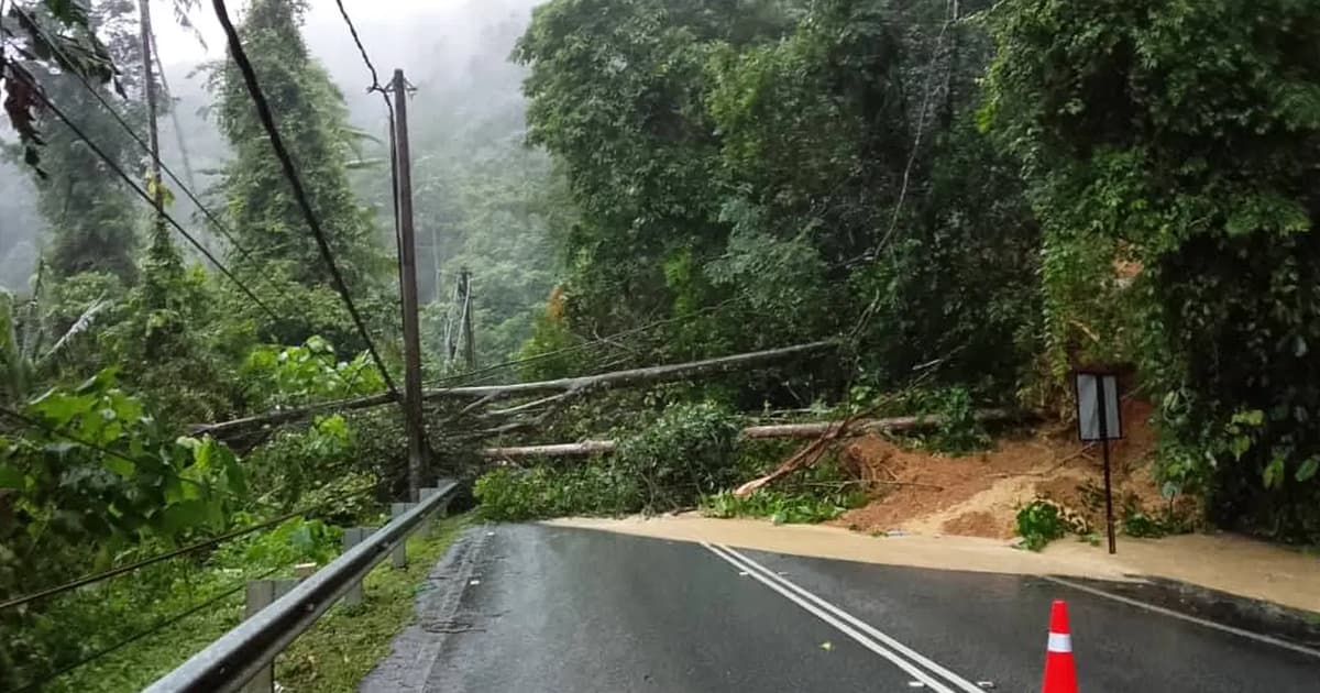 400 stranded in Wang Kelian after rain causes landslide