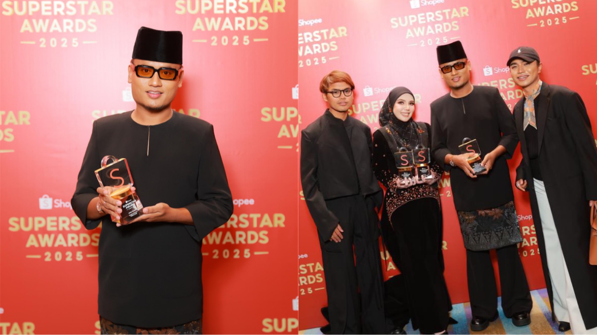Anas Zahrin raih trofi Seller Creator Terbaik Shopee Superstar Awards 2025