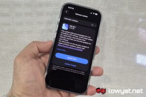 Apple iOS 26.1 update