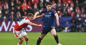 Arsenal beat Slavia 3-0 to go eight games in a row without conceding