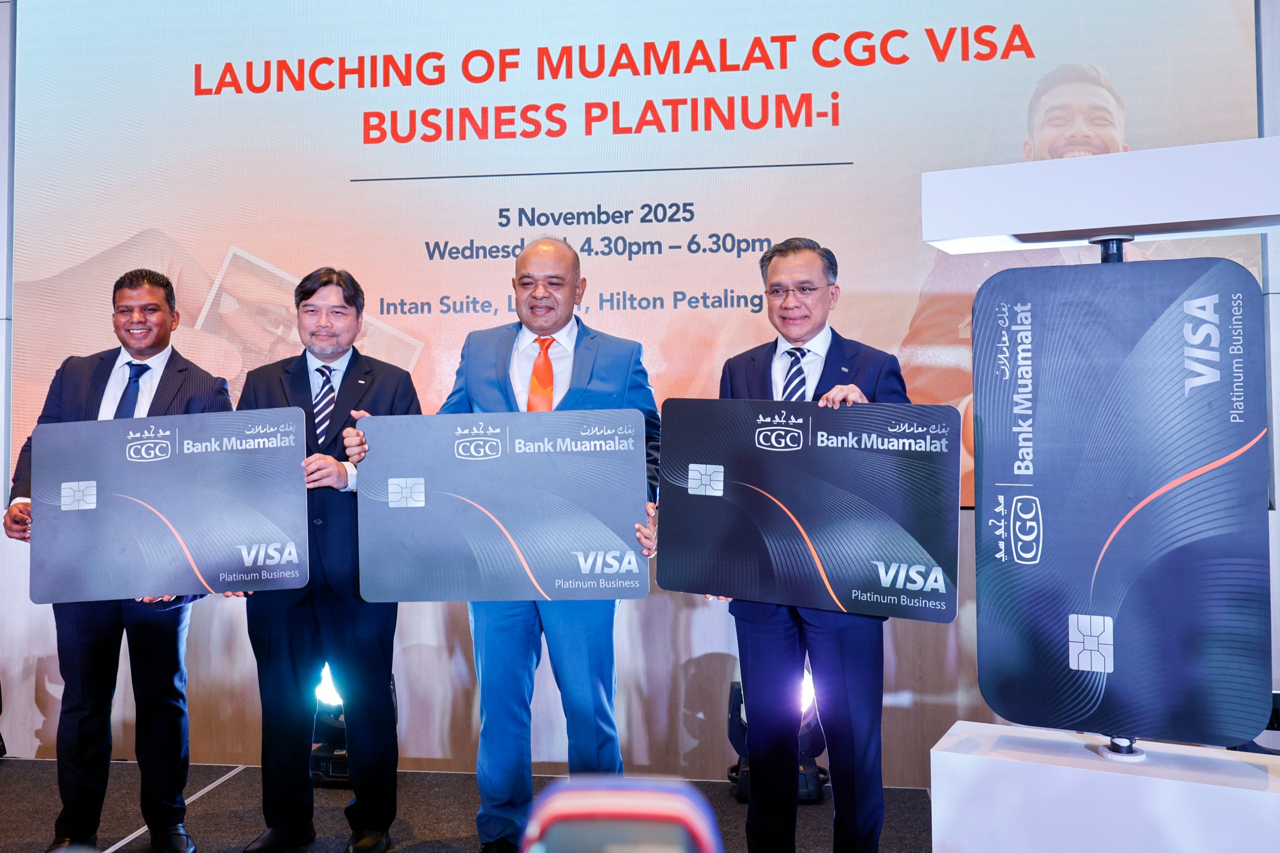 Bank Muamalat, CGC lancar Kad Kredit Perniagaan Visa Platinum-i