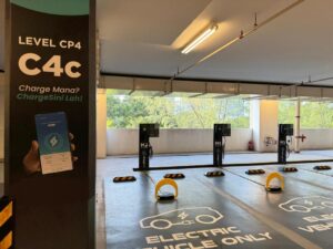 ChargeSini launch EV charging hub at Sunway Pyramid with 6x AC Charge Points