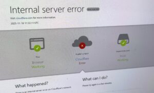 Cloudflare network issue broke the internet with 500 errors