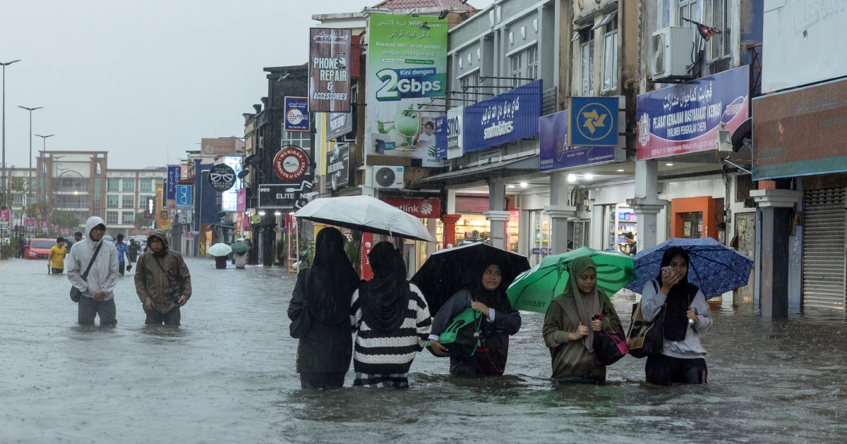Continuous heavy rain forecast for Perlis, Kedah, Perak, Kelantan, Terengganu