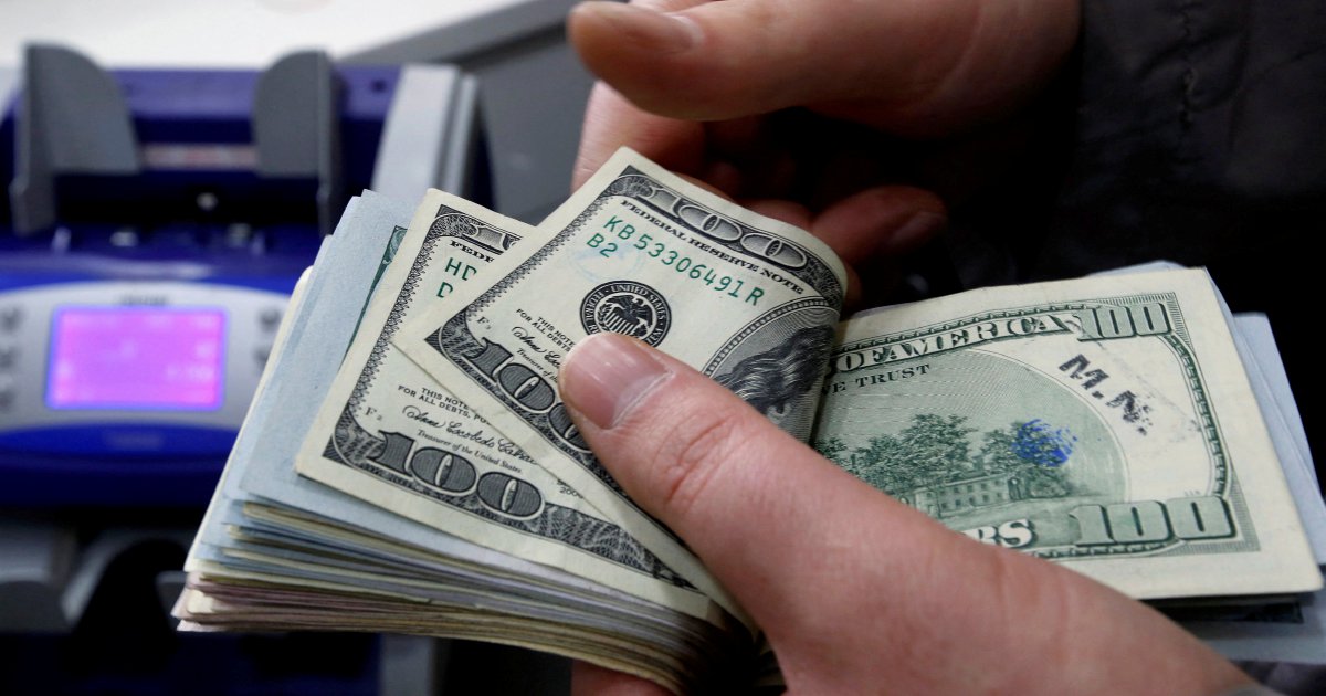 Dollar at three-month high as traders pare near-term rate cut wagers