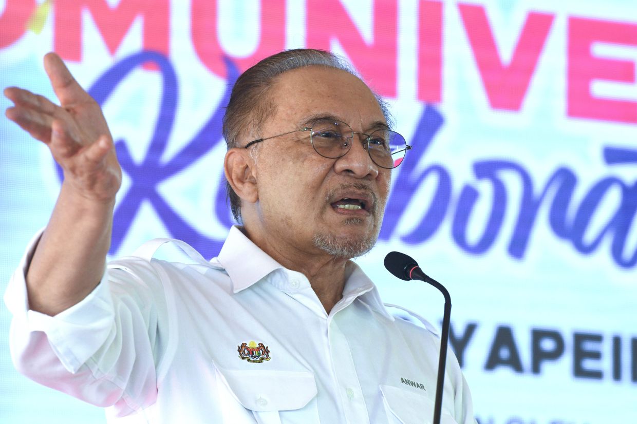 Economy cannot progress if federal, state govts not aligned, says Anwar in Sabah