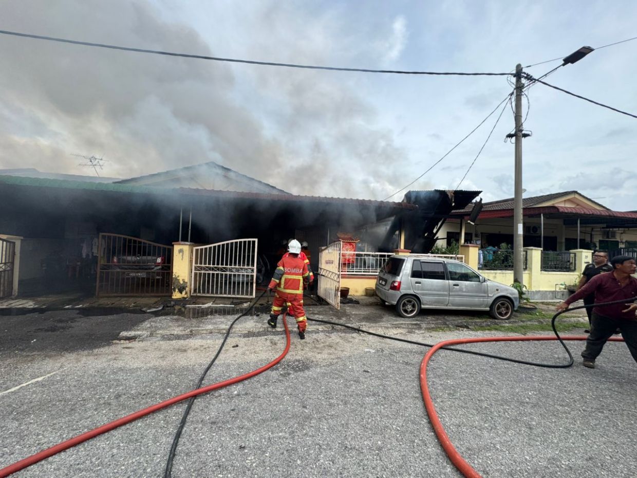 Elderly man dies in Ipoh house fire