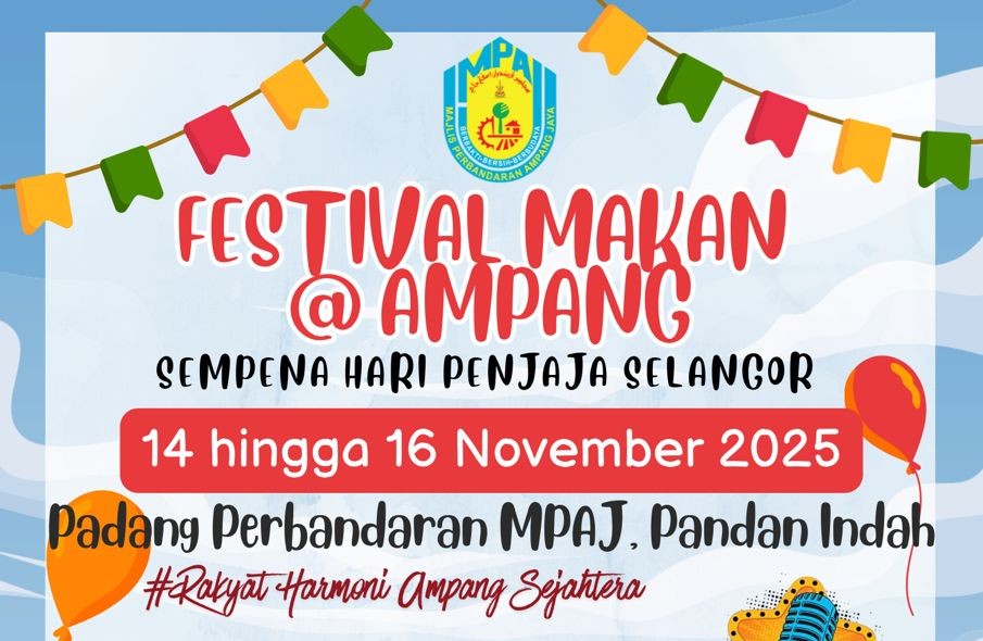 Festival Makan@Ampang sempena Hari Penjaja Selangor 2025