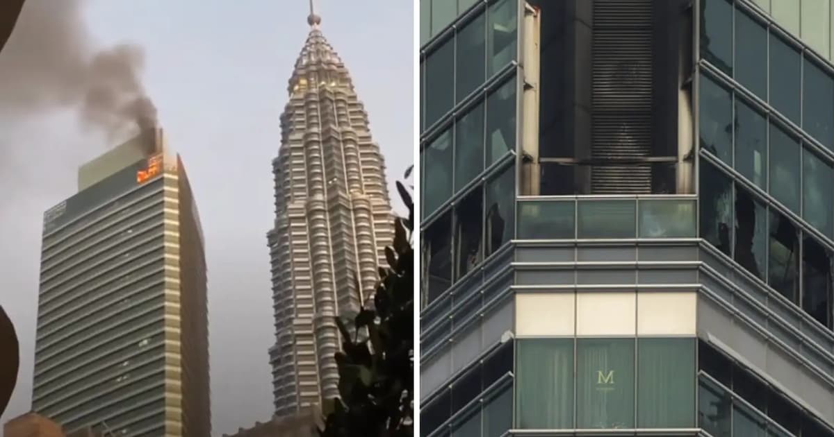 Fire breaks out at Petronas Tower 3 in KLCC