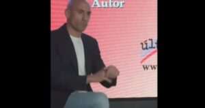 Former Spanish FA chief Rubiales has eggs thrown at him at book launch