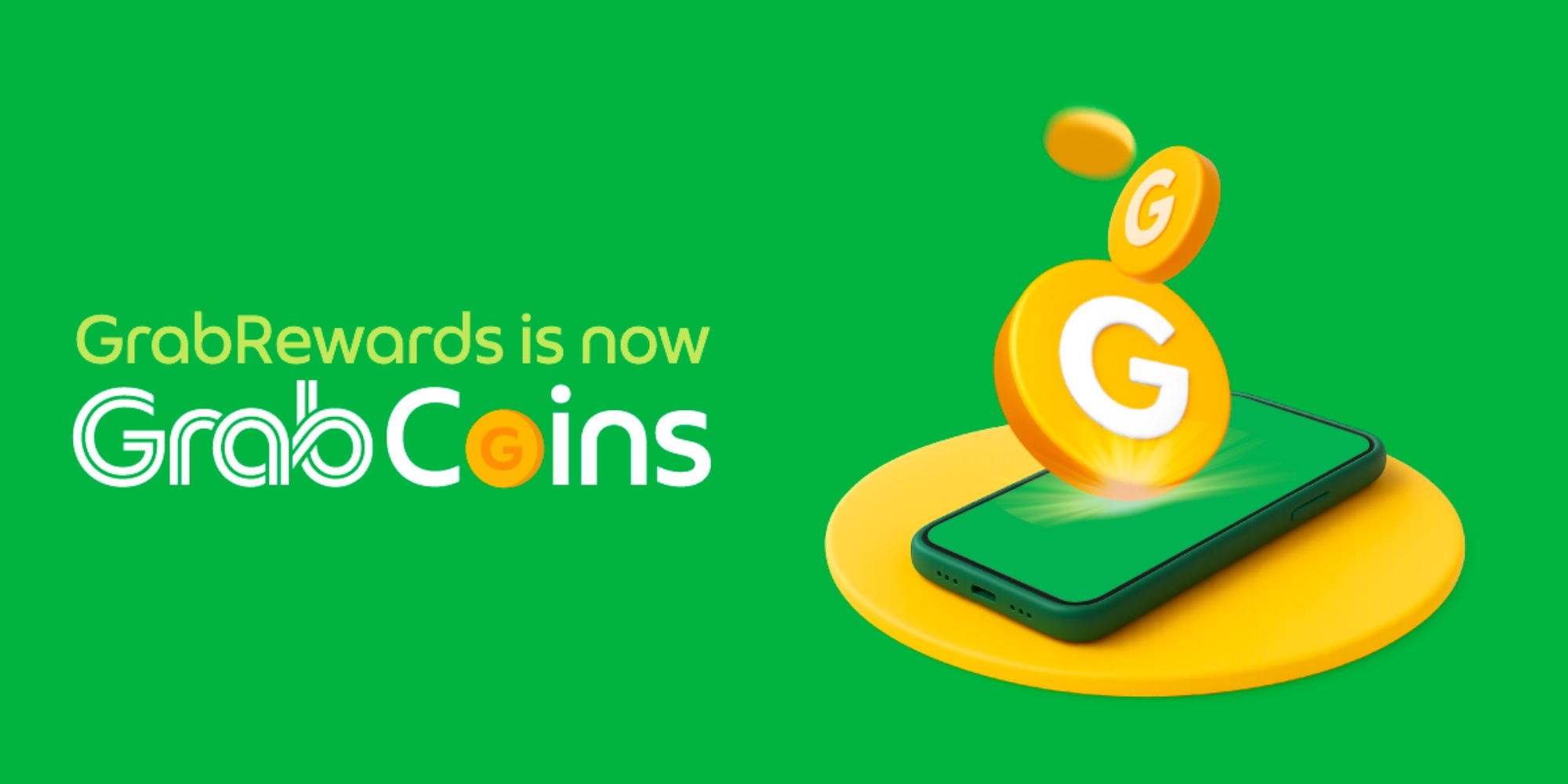 grab grabrewards grabcoins rebrand