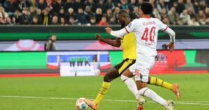 Guirassy lifts Dortmund past Augsburg ahead of Man City clash