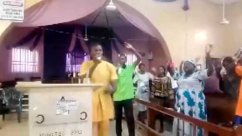 Gunmen attack church in Nigeria, killing two and kidnapping others