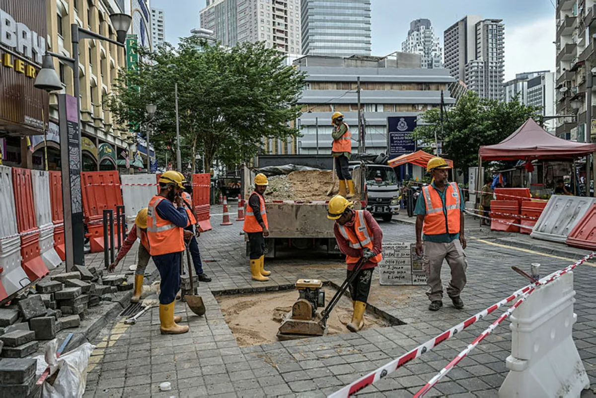 Insiden mendapan jalan berulang berhampiran Masjid India
