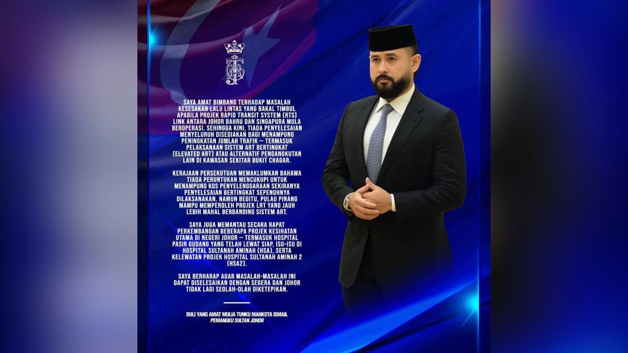 Johor's Tunku Ismail orders immediate road and light repairs