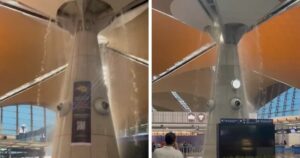 KLIA on ‘high alert’ after storm causes water leakage from roof