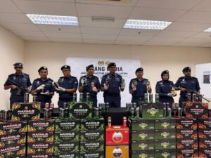 Kastam Pulau Pinang gagalkan cubaan seludup arak lebih RM2.71 juta