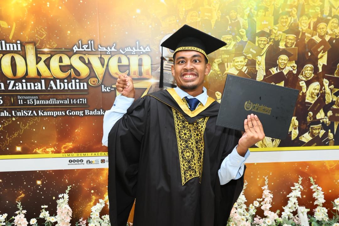 Kekurangan diri tidak halang Aslam genggam ijazah