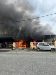Lelaki warga emas maut dalam kebakaran rumah