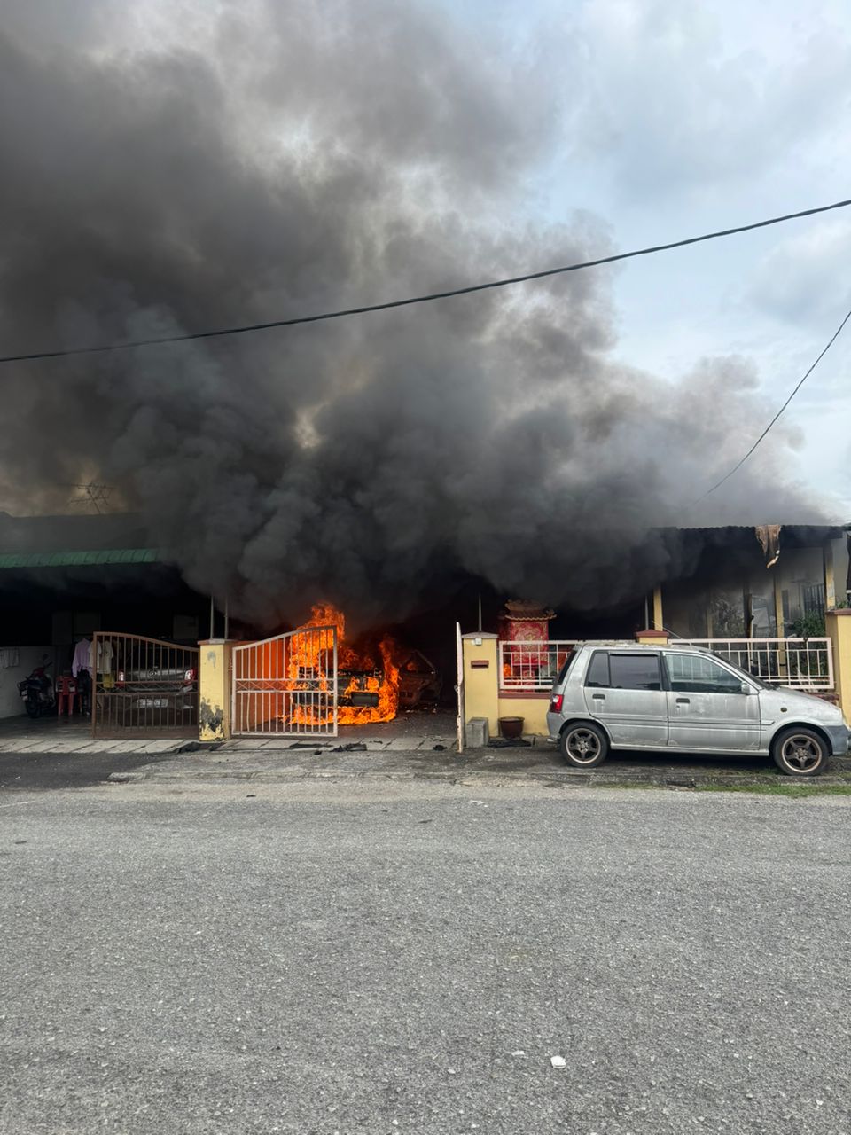 Lelaki warga emas maut dalam kebakaran rumah