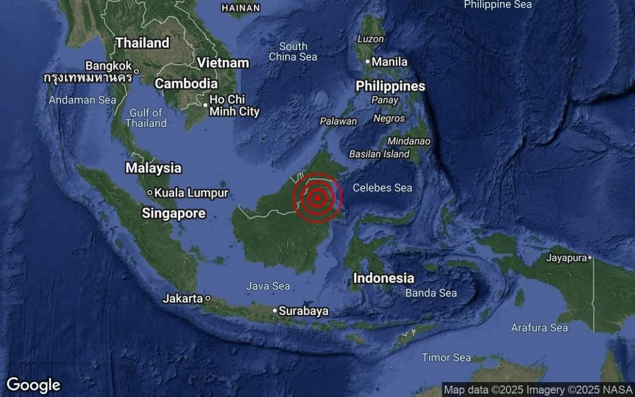 Light quake jolts Sabah, tremor felt in Tawau