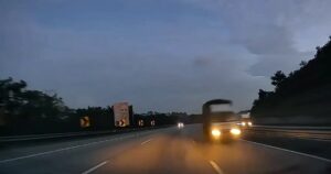 Lorry driver goes 150km against traffic in bid to flee police