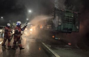 Lorry fire on Elite expressway disrupts traffic