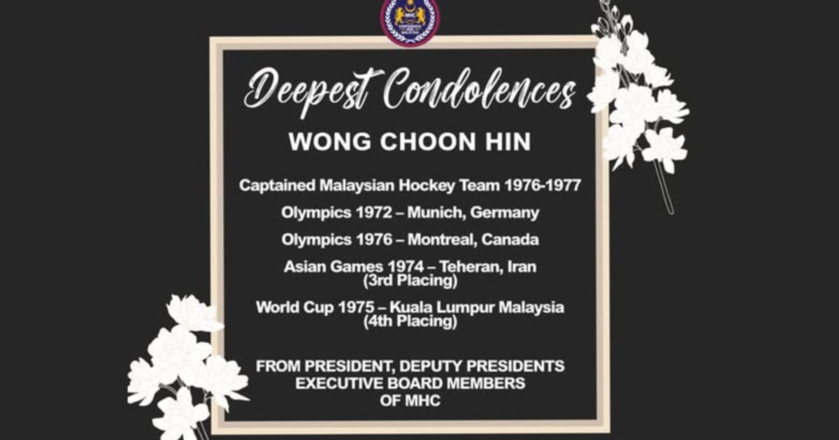 Malaysian hockey icon Choon Hin dies