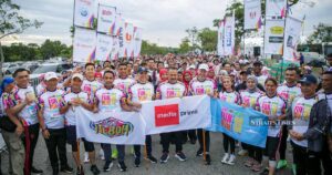 More than 2,000 people take part in Jom Heboh Fun Run 2025 in Batu Kawan