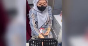 #NSTviral: Woman's finger stuck in chair sparks laughter [WATCH]