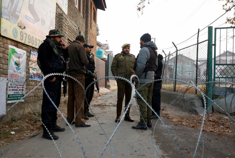Nine killed, 29 injured in blast at police station in India's Kashmir, sources say