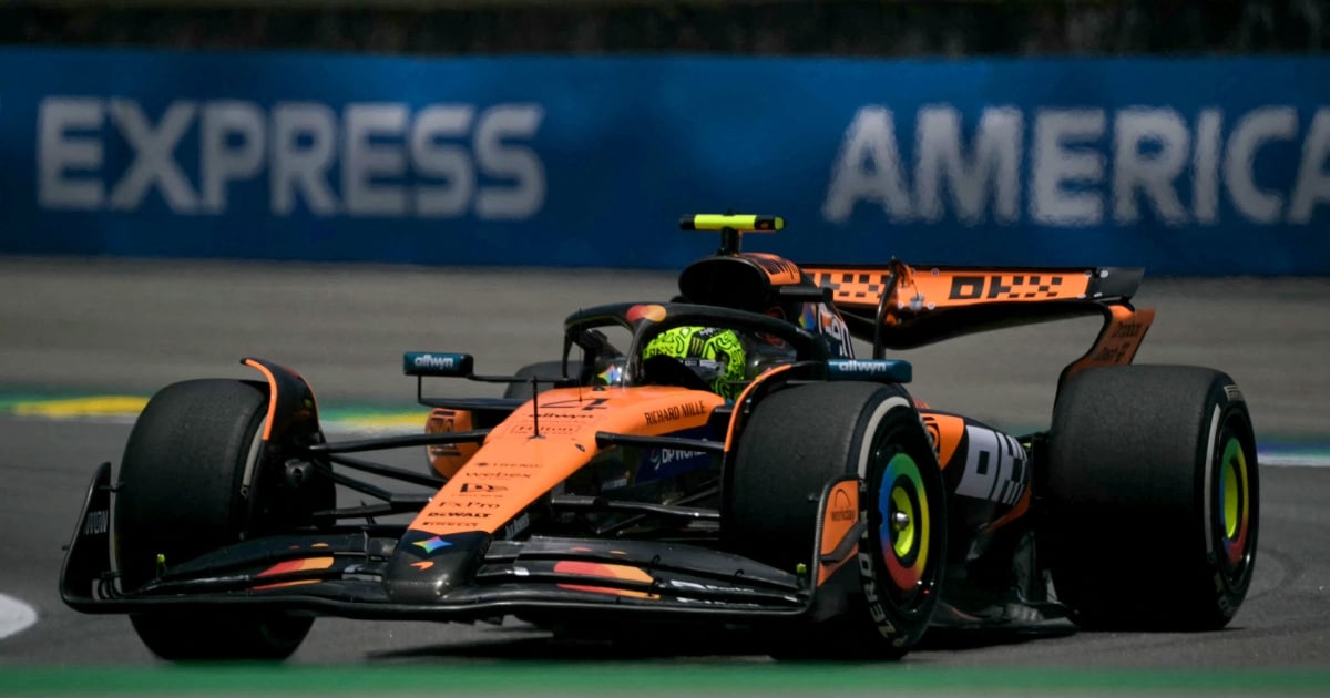 Norris on top as McLaren dominate opening Sao Paulo practice