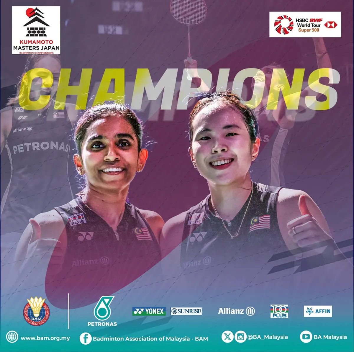 Pearly Tan-Thinaah win Japan Masters 2025 in historic triumph