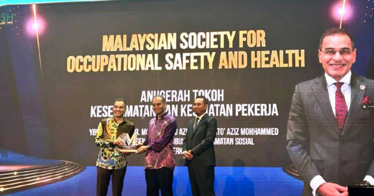 Perkeso CEO Dr Mohammed Azman named MSOSH Worker Safety and Health Icon