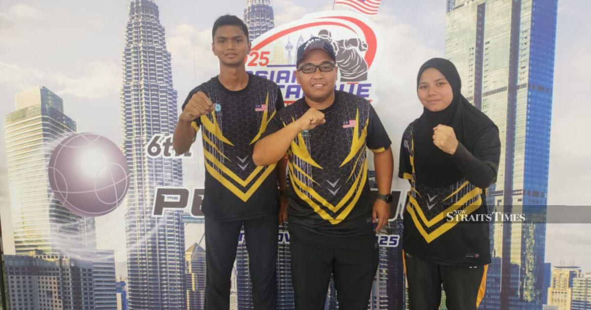 Petanque trio fire on target, bag three medals for Malaysia