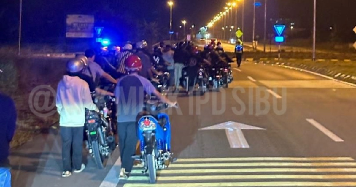 Police seize 61 modified motorcycles in 11-hour Sibu op