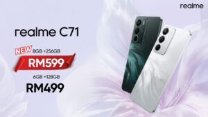 Realme C71 Kini Ditawarkan Dengan Pilihan Storan Lebih Besar – Harga RM599